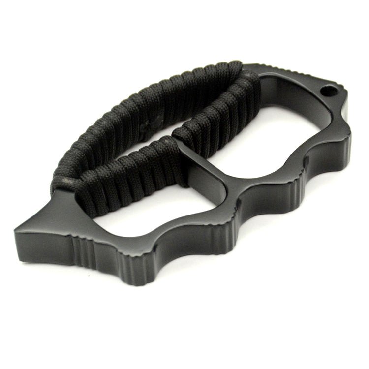 Brass Spiked Knuckles – Dusters with Full Size Zinc Alloy Side Spike 14mm Four Finger EDC