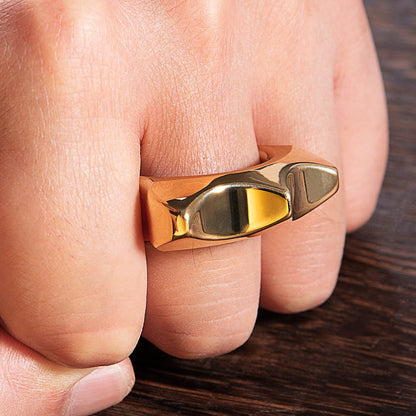 Brass Spiked Knuckles – H-59 Self Defense Ring 12mm Ultra-Thick EDC