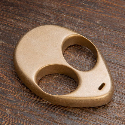Brass Two Finger Knuckles – Alien ET with Stonewash Unique Design