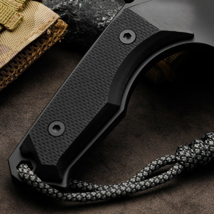 Bushcraft Knife – Savage Angel CPM-3V Full Tang with G10 Handle & Kydex Sheath