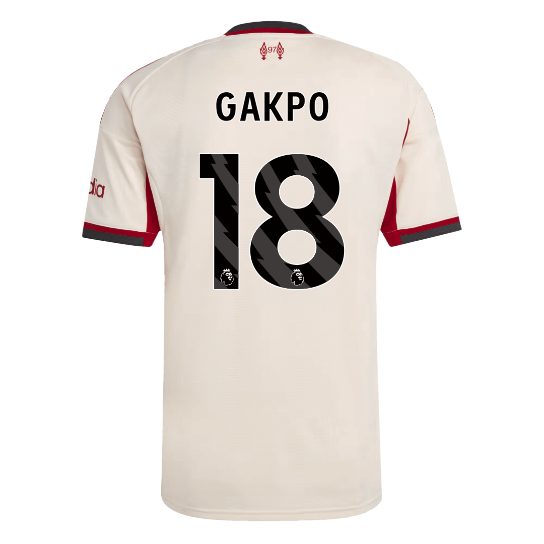 GAKPO #18 Mens Liverpool Away Jersey 2025/26