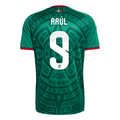 Raúl #9 Mens Mexico World Cup Home Jersey 2026 [PREMIUM]