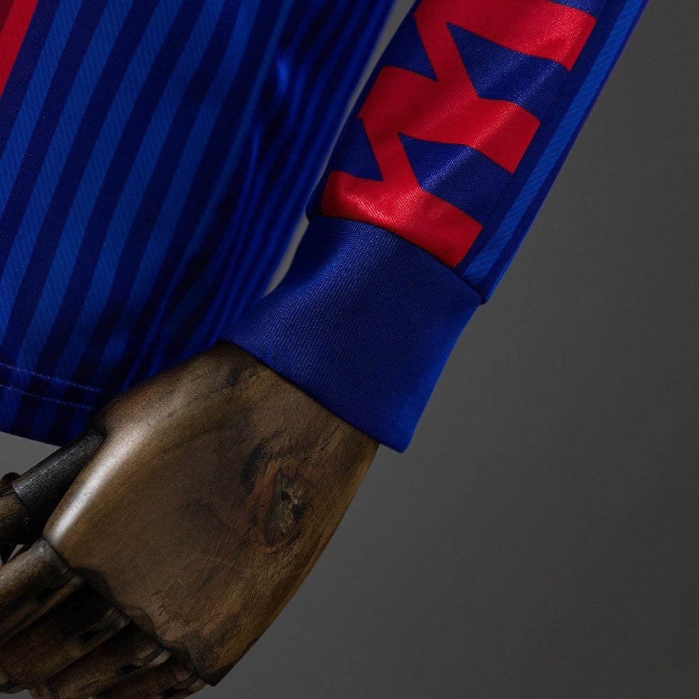 Barcelona Jersey 1989-92 Home Retro Kit Long Sleeves