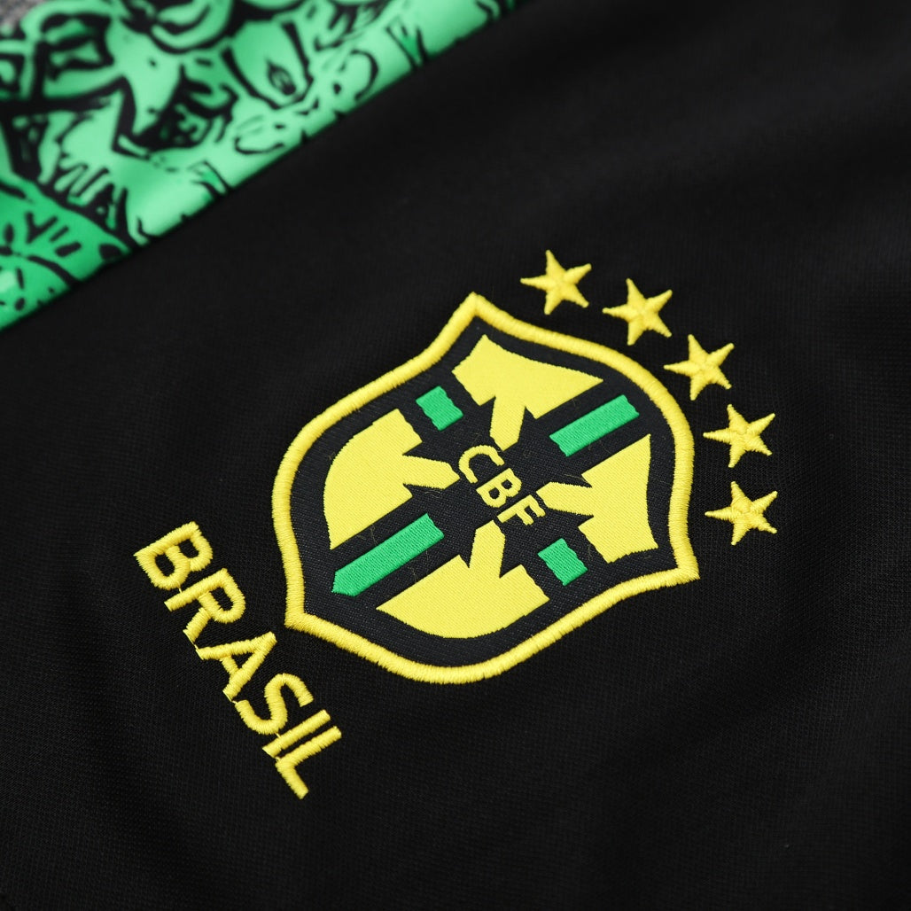 Brazil Vest Set Training Tracksuits 25/26 Football Kit Soccer Jersey