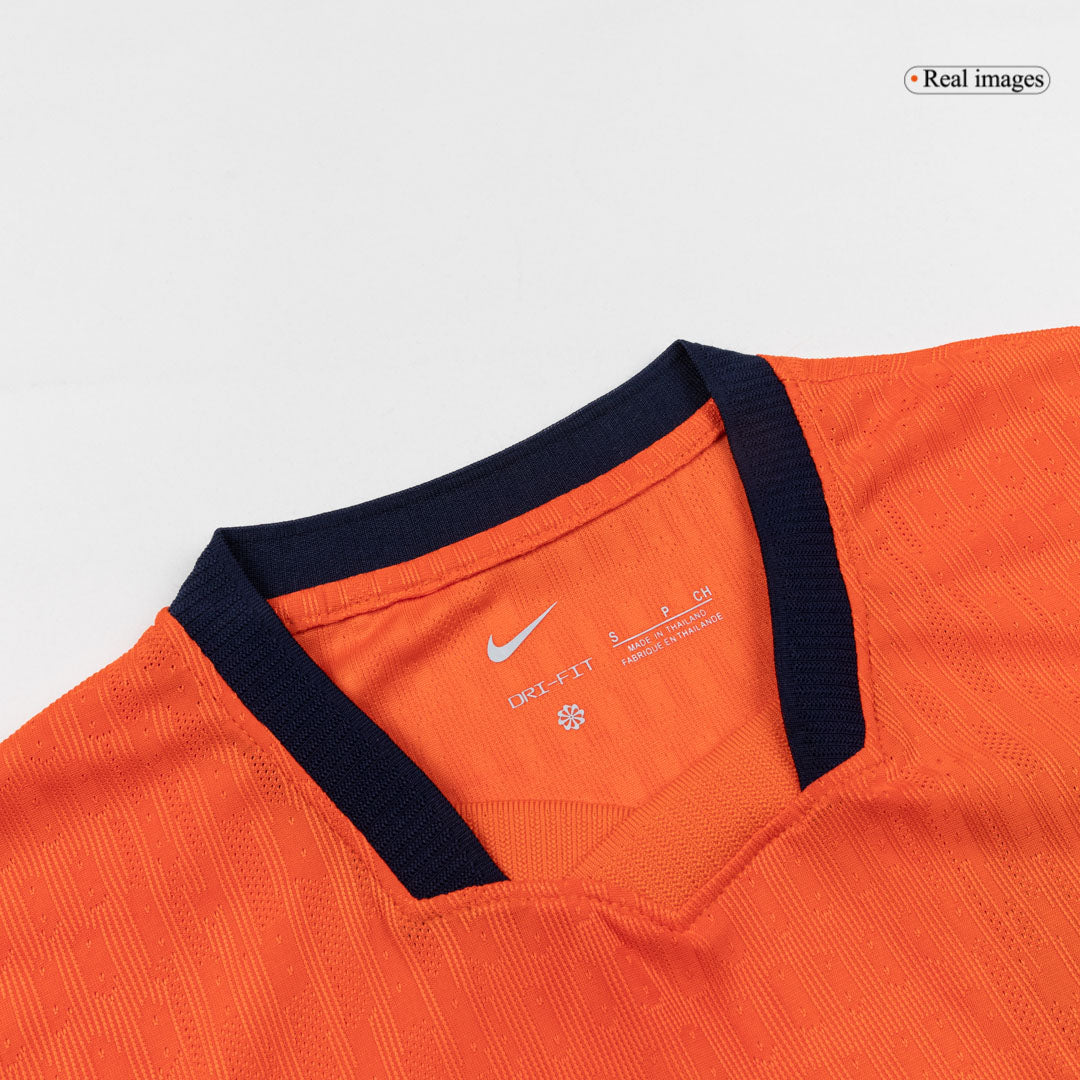 F.DE JONG #21 Mens Netherlands World Cup Home Jersey 2026 - Player Version (Slim Fit)