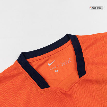 F.DE JONG #21 Mens Netherlands World Cup Home Jersey 2026 - Player Version (Slim Fit)