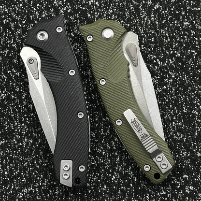 Folding Knife M390 Steel Pocket Knife G10 Handle 58 HRC One-Hand Opening EDC Camping Knife