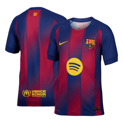Mens Barcelona Home Jersey 2025/26 - Player Version (Slim Fit)