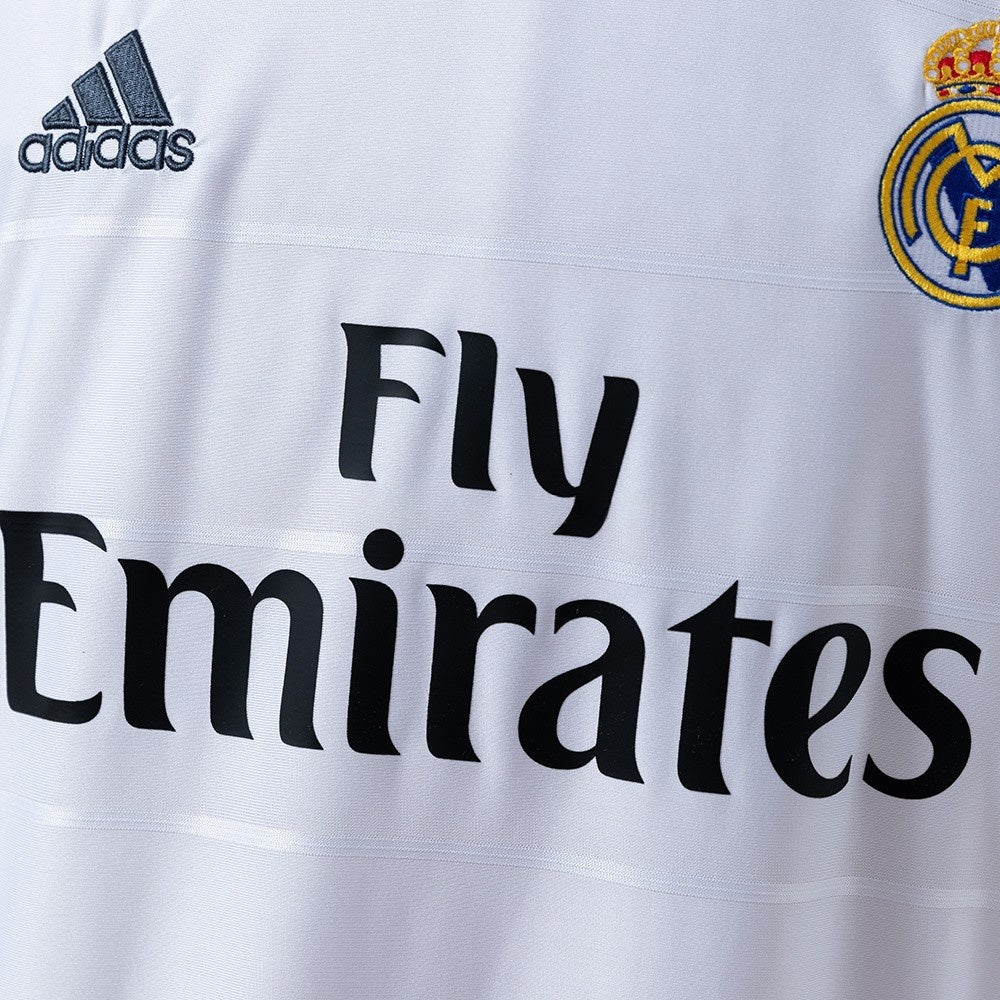 Real Madrid Jersey 2013/14 Home Retro Football Kit Long Sleeve