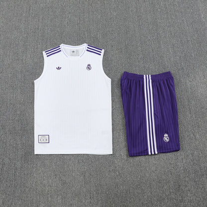 Real Madrid Vest Set Training Tracksuits 25/26 Football Kit Soccer Jersey