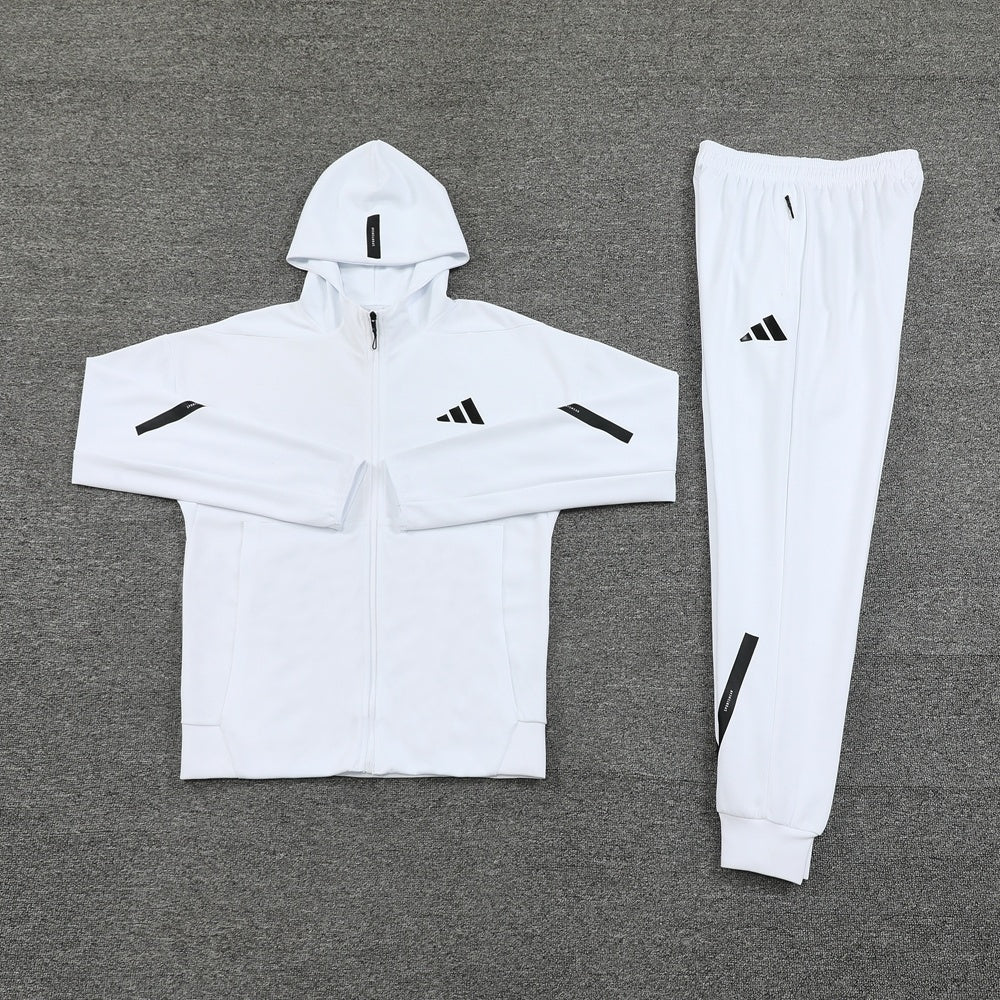 Hoodie Jacket Set 2025/26 White