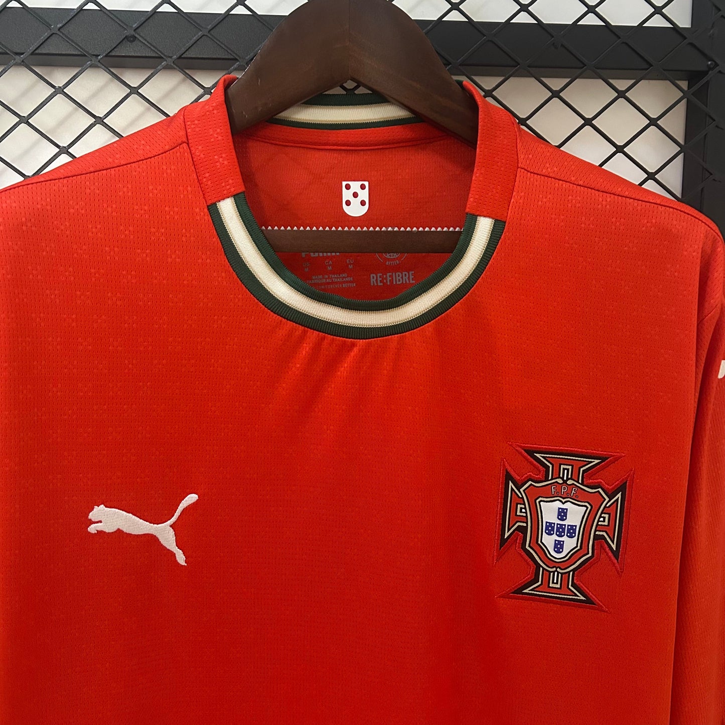 Portugal Jersey 25/26 Home Long Sleeves Ronaldo Football Kit Soccer Jersey