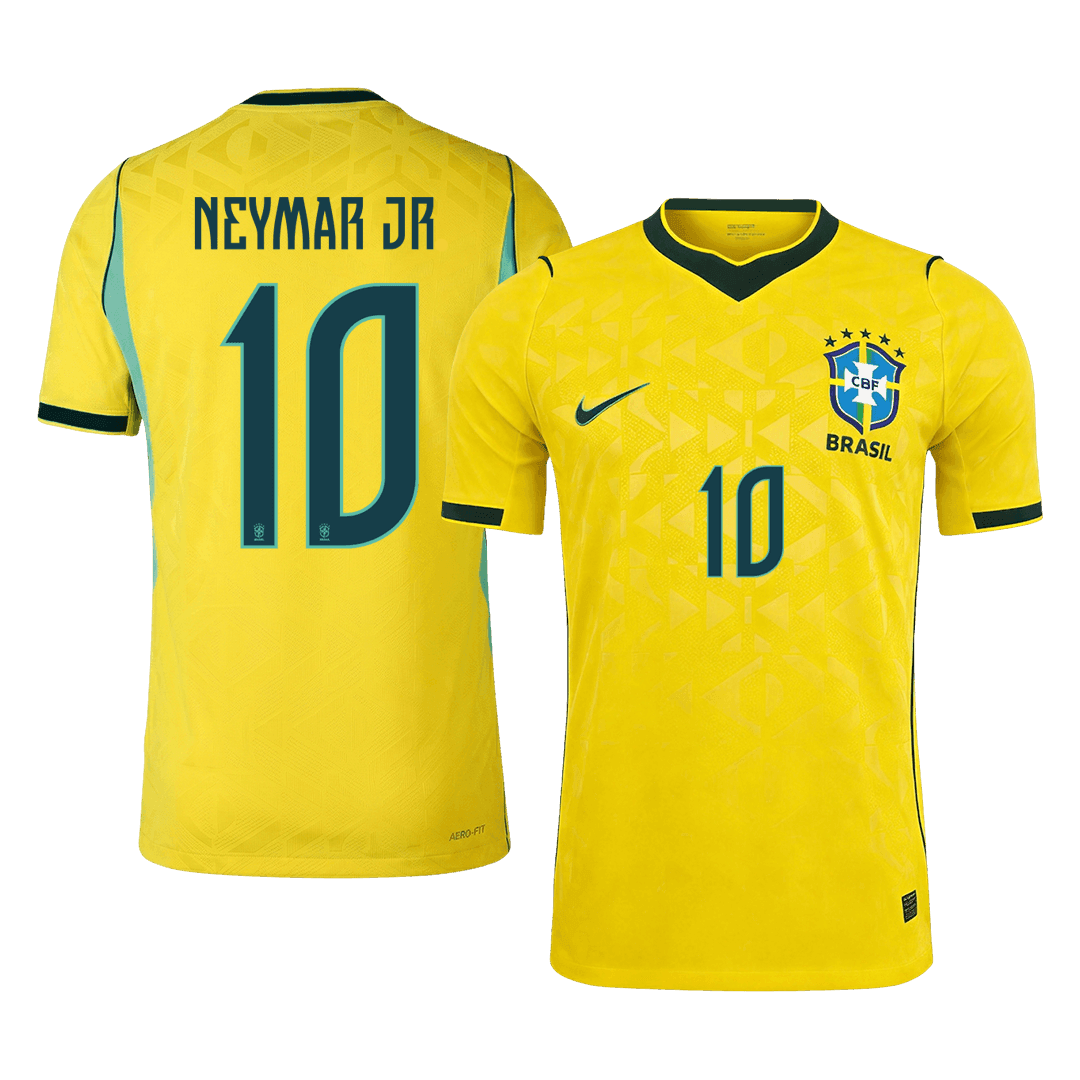 NEYMAR JR #10 Mens Brazil World Cup Home Jersey 2026 - Player Version (Slim Fit)