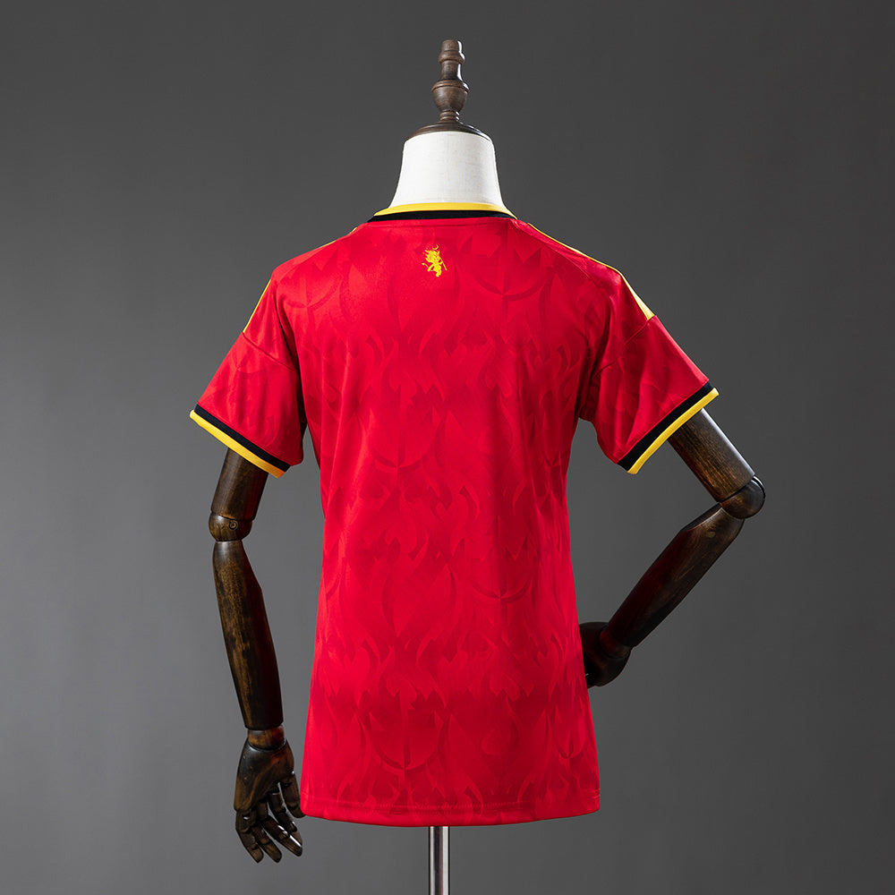 Women Belgium Home Jersey 2026 World Cup Football Kit Soccer Shirt