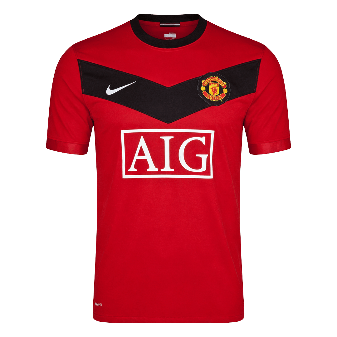 Retro 2009/10 Mens Manchester United Home Jersey