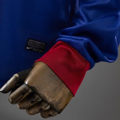 Barcelona Jersey 2012-13 Retro Home Football Kit Long Sleeves