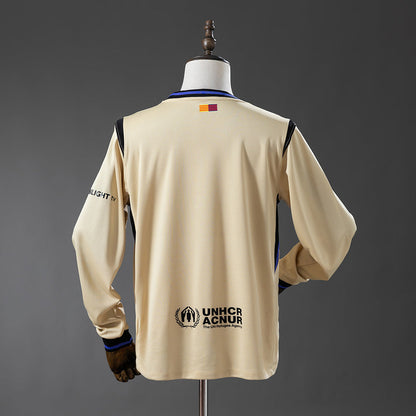 Barcelona Jersey 25/26 Away Football Kit Long Sleeves