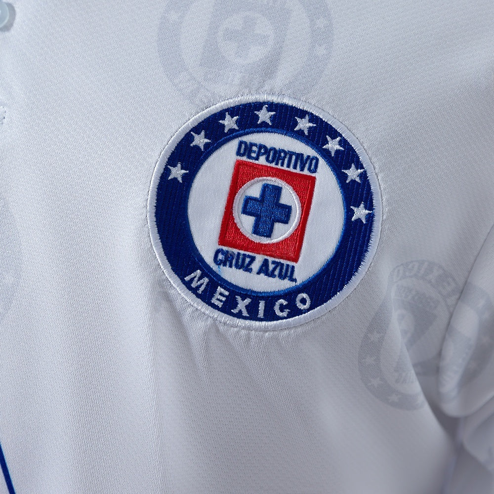 Retro Cruz Azul Away Jersey 1998 Long Sleeves Football Kit Soccer Shirt