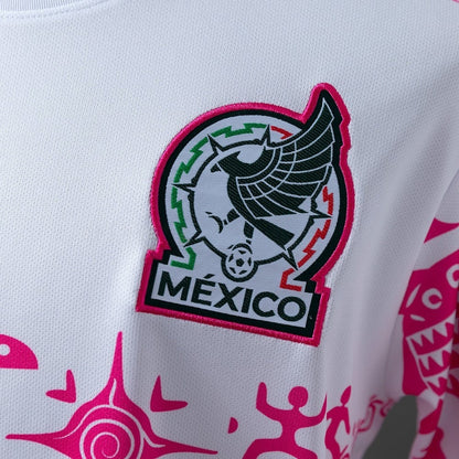 Mexico Jersey 2026 Pink White Football Kit