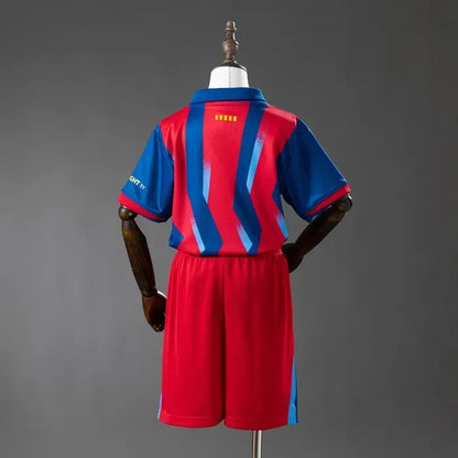 Kids Barcelona Jersey 25/26 Fourth Football Kit
