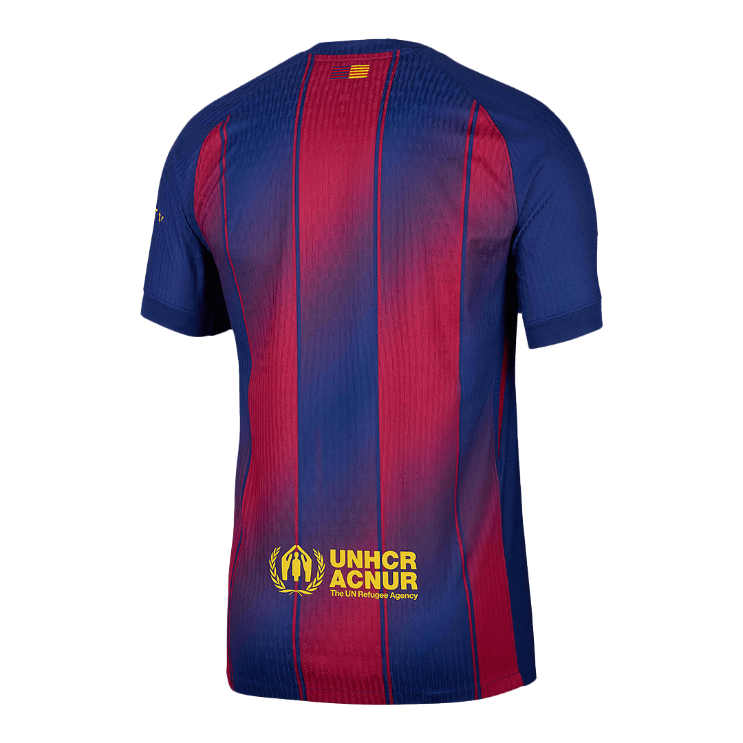 Mens Barcelona Home Jersey 2025/26 - Player Version (Slim Fit)