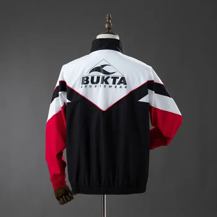 Sevilla Windbreaker 1992-93 Black White Football Jacket