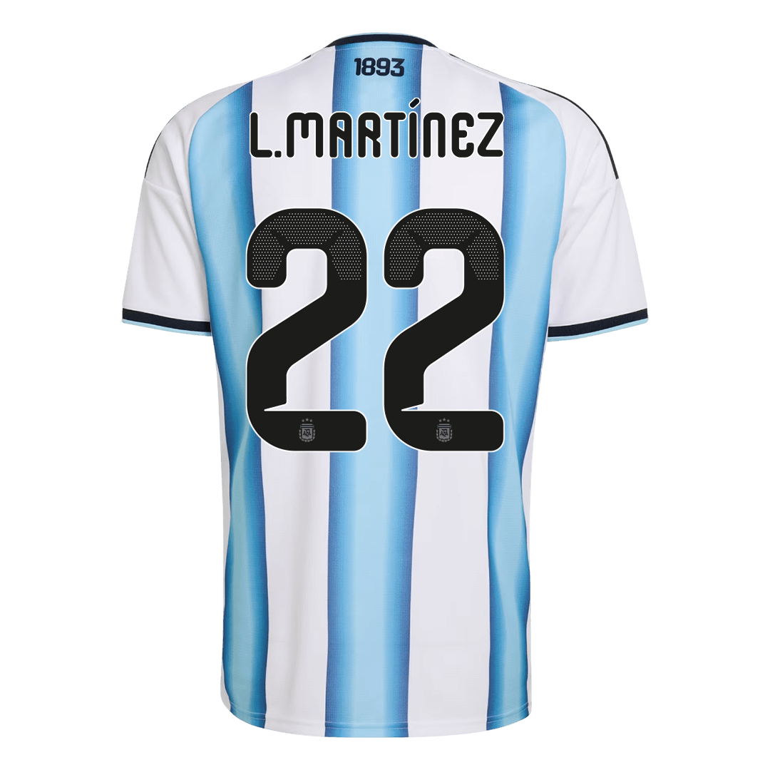 L.MARTÍNEZ #22 Mens Argentina World Cup Home Jersey 2026 [PREMIUM]