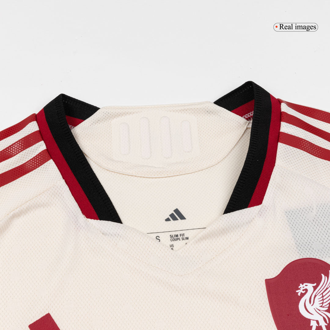GAKPO #18 Mens Liverpool Away Jersey 2025/26 - Player Version (Slim Fit)