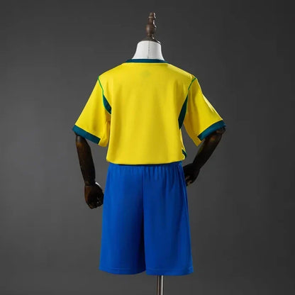 Kids Brazil Home Jersey 2026 World Cup Football Kit Soccer Shirt