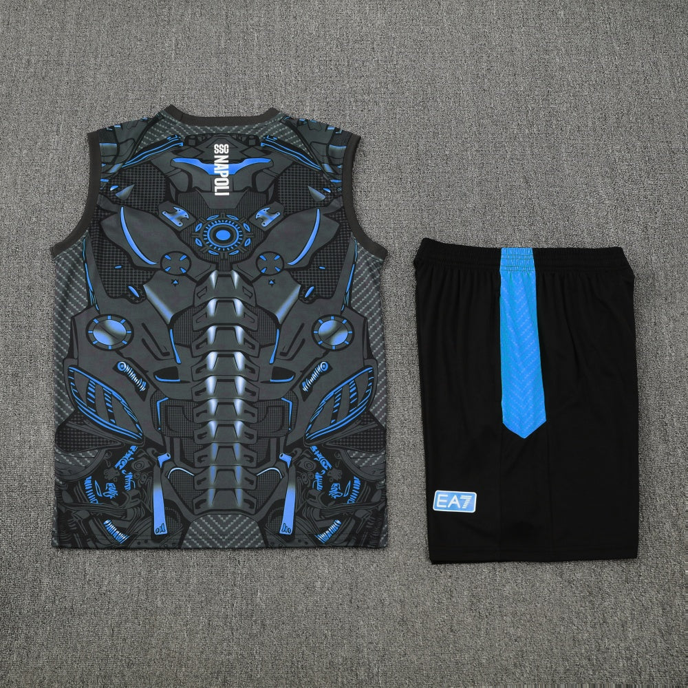 SSC Napoli Vest Set Training Tracksuits 25/26 Football Kit Soccer Jersey