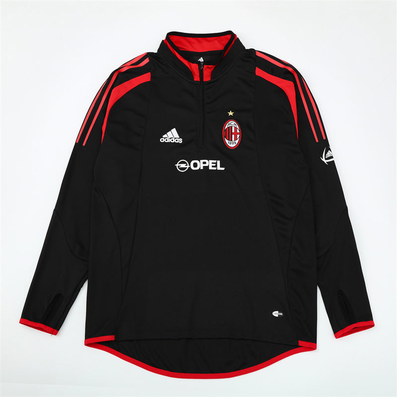 Retro AC Milan Training Tracksuits 2004-05 Football Kit Soccer Jersey