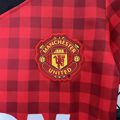 Retro Kids Manchester United Home Jersey 12/13