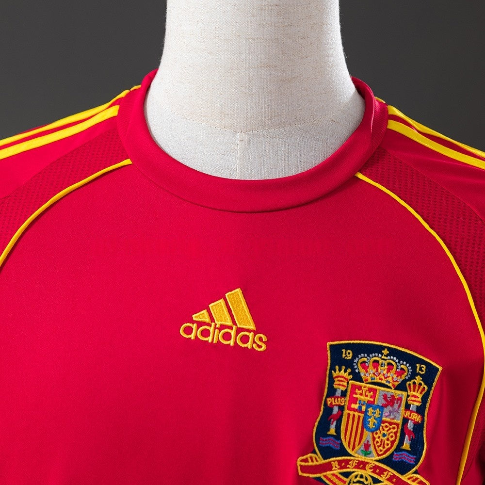 Spain Jersey 2008 Home Retro Football Kit