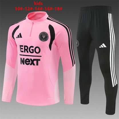 Kids Inter Miami Training Tracksuits 2026-2027 Football Kit Soccer Jersey