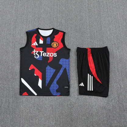 Manchester United Vest Set Training Tracksuits 25/26 Football Kit Soccer Jersey