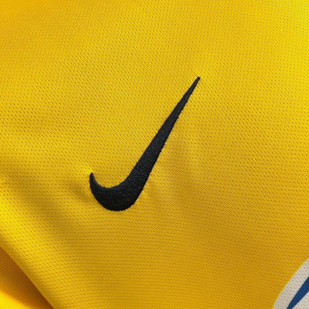 Retro Club America Jersey 2013-14 Home Yellow Football Kit Soccer Jersey