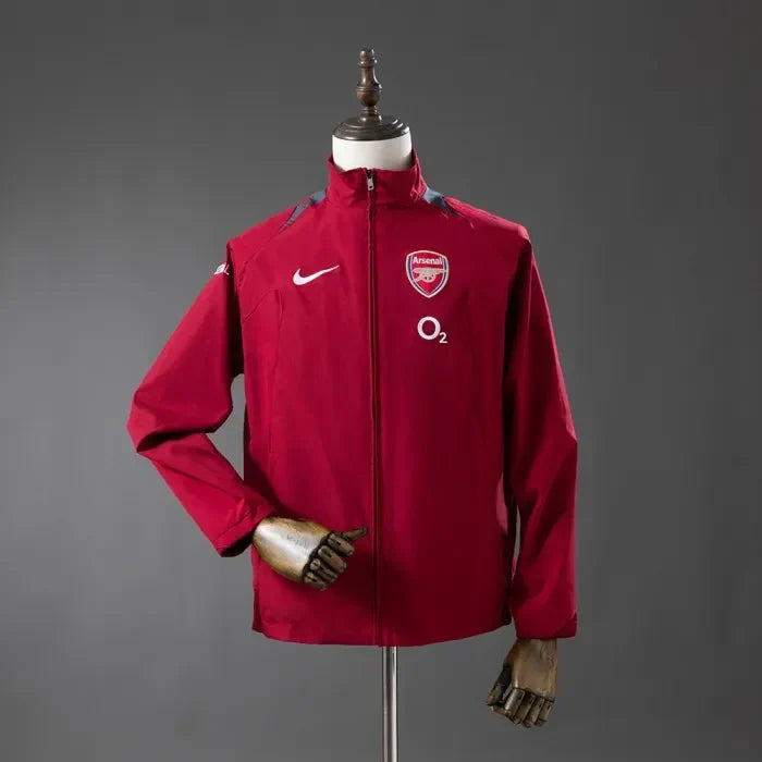 Arsenal Windbreaker 2005-06 Football Kit Soccer Jersey