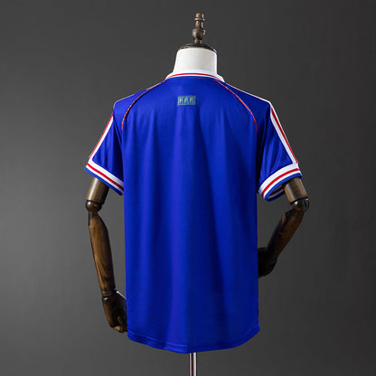 France Jersey 1998 Home Retro Football Kit