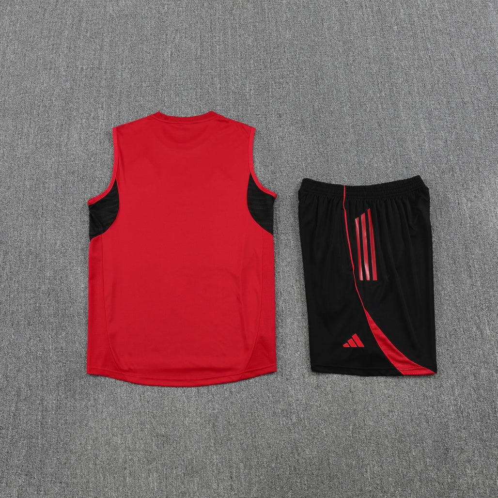Manchester United Vest Set Training Tracksuits 25/26 Football Kit Soccer Jersey
