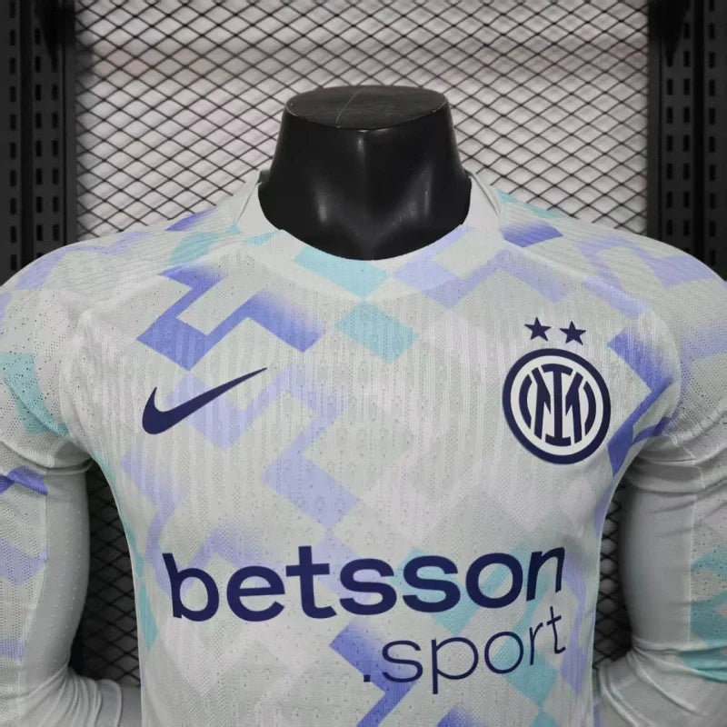 Player Version Inter Milan Jersey 25/26 Away Long Sleeves Football Kit Soccer Jersey