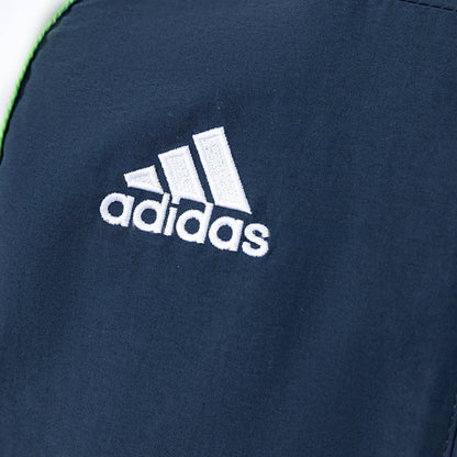 Real Madrid Windbreaker 2025-26 Navy Blue & White Football Soccer Jacket
