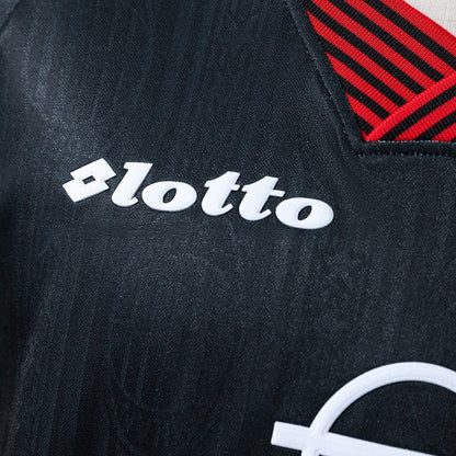 AC Milan Jersey 1997-98 Third Black Retro Football Kit