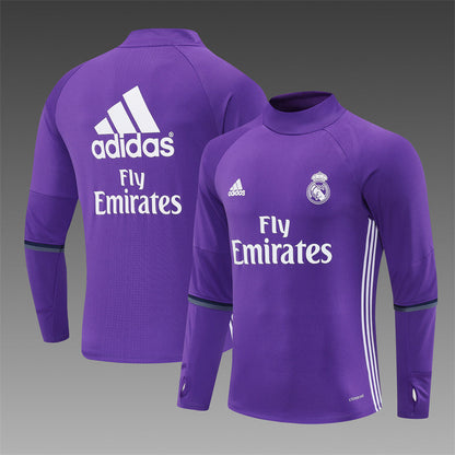 Retro Real Madrid Training Tracksuits 2016-17 Football Kit Soccer Jersey