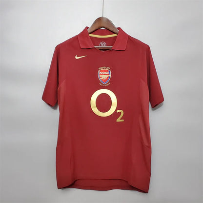 Arsenal Retro Jersey 2005 2006 Home Football Jersey Soccer Shirt