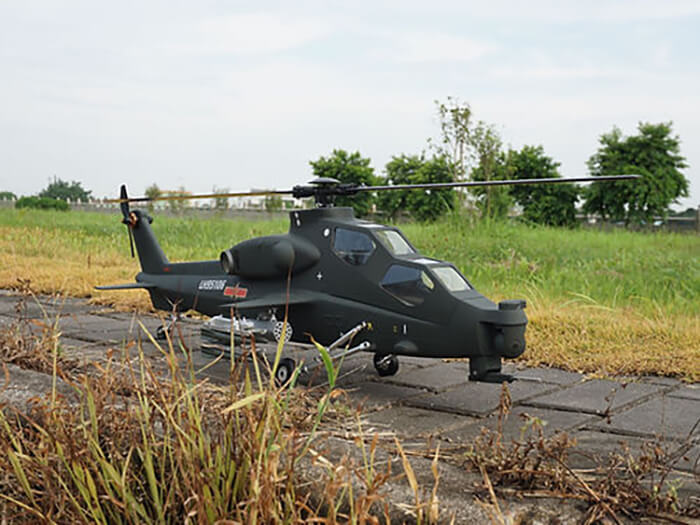 ROBAN CAIC Z-10 470 Scale RC Helicopter 4-Blade GPS X2 Flight Control LED Lighting PNP/RTF