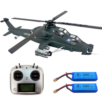 ROBAN CAIC Z-10 470 Scale RC Helicopter 4-Blade GPS X2 Flight Control LED Lighting PNP/RTF