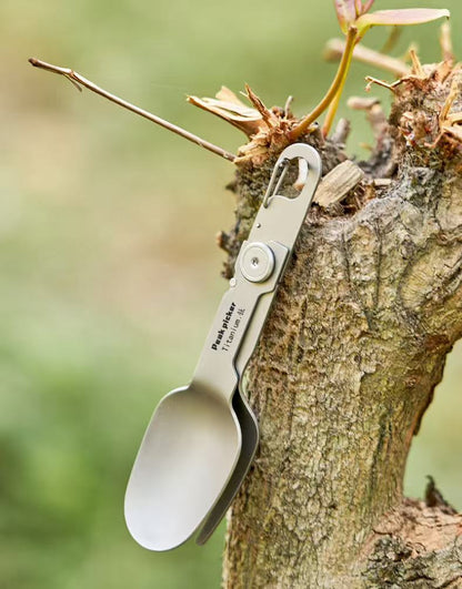 Camping & Outdoor Gear – TrailTitan Foldable Titanium Cutlery Set