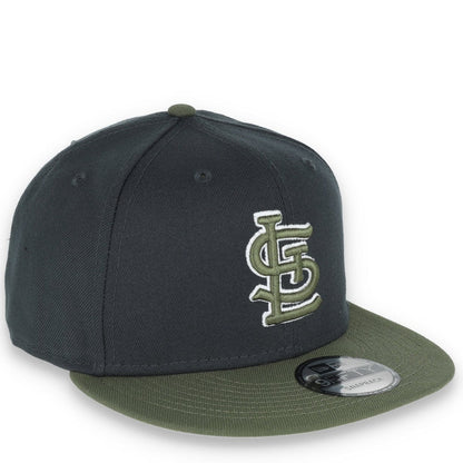 New Era St. Louis Cardinals 2-Tone Color Pack 9FIFTY Snapback Hat- Grey/Olive