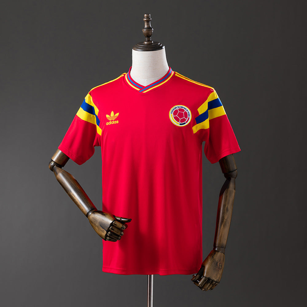Colombia Jersey 1990 Away Retro Football Kit