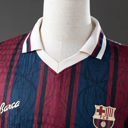 Barcelona Jersey 25/26 Anniversary Retro Football Kit